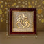 MantraMani Ganesh Ji Raw Pyrite Frame for Prosperity and Good Fortune
