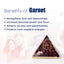 MantraMani Garnet Pyramid – Love, Confidence & Success Energy Crystal