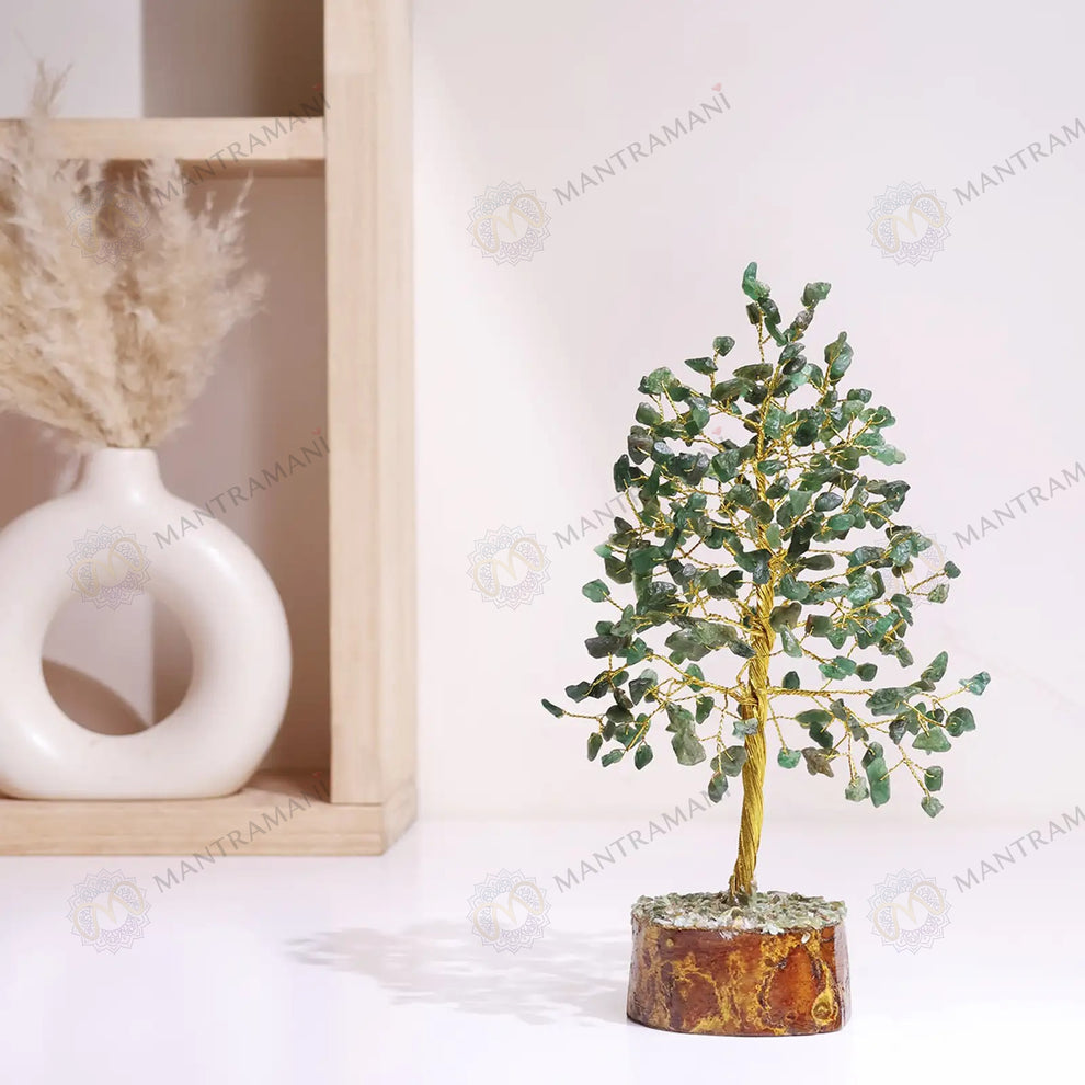 MantraMani Green Jade Tree : Promotes Wealth Attraction & Money Growth