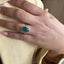 MantraMani Green Onyx Ring: Encourages Self - Confidence and Willpower