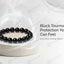 MantraMani Éclipse Noire — Black Tourmaline Protection Bracelet