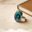 MantraMani Turquoise Ring: Strengthens Communication & Confidence
