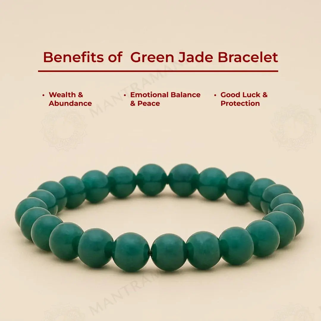 MantraMani Jade Bracelet – Luck, Harmony & Abundance