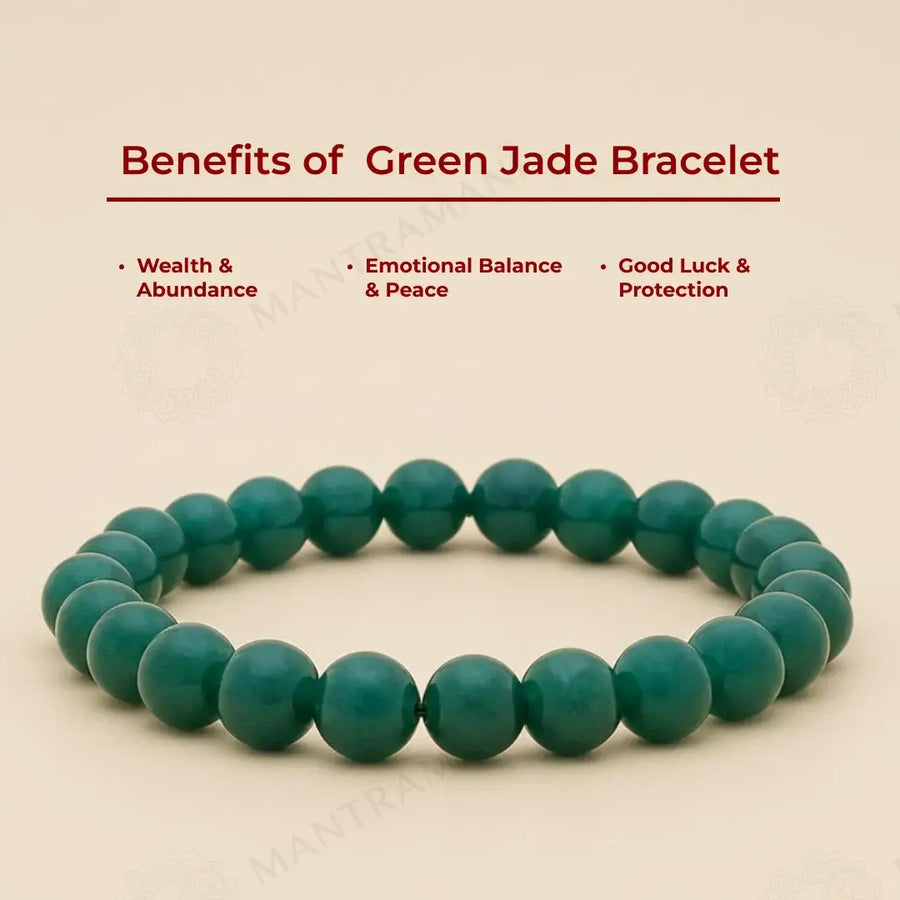MantraMani Jade Bracelet – Luck, Harmony & Abundance