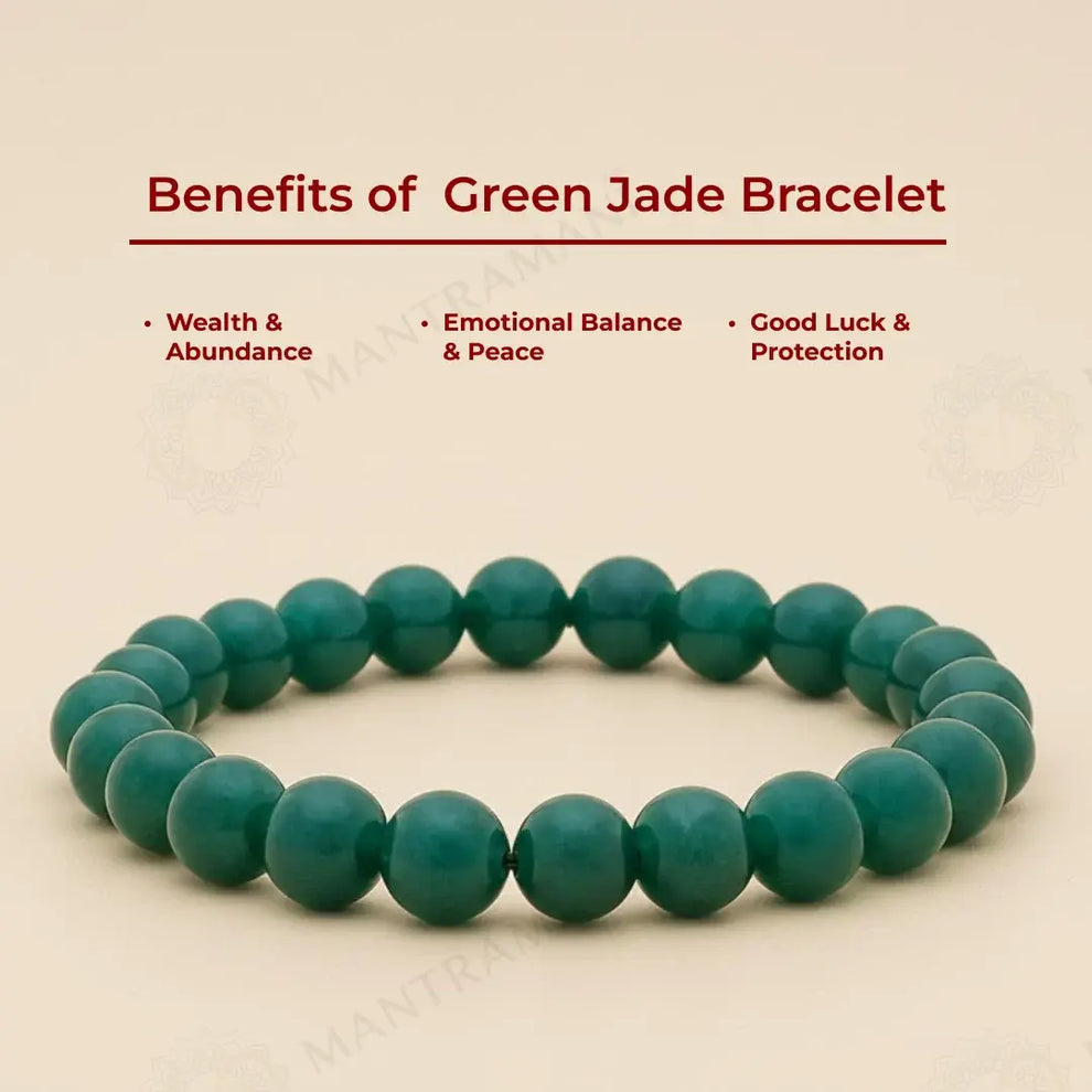 MantraMani Jade Bracelet – Luck, Harmony & Abundance