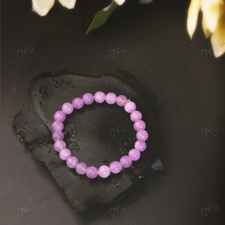 MantraMani Kunzite Bracelet to Heal Broken Hearts