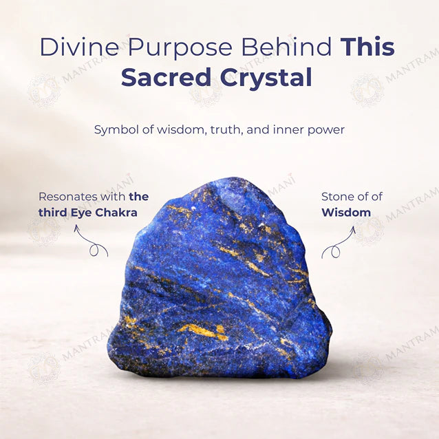 MantraMani Lapis Lazuli Crystal Tree – Wisdom, Communication & Confidence
