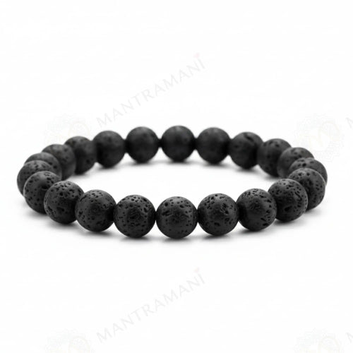 Lava Stone Bracelet – Courage & Grounding | MantraMani