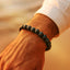 MantraMani Lava Stone Bracelet – Courage, Strength & Volcanic Grounding