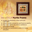 MantraMani Shree Sampurna Lakshmi Ganesh Yantra Pyrite Frame