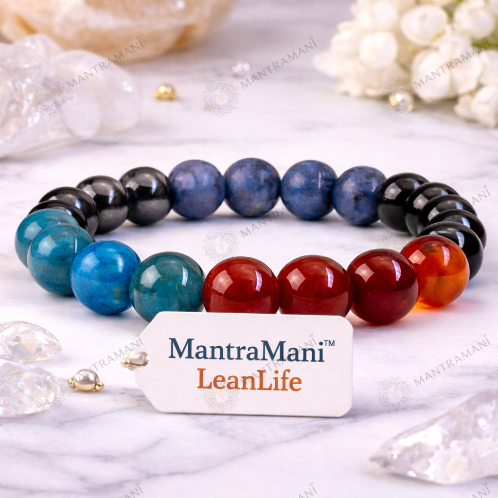 MantraMani LeanLife – Metabolism Support & Slimming Energy Bracelet for Body Balance, Weight Discipline & Active Lifestyle