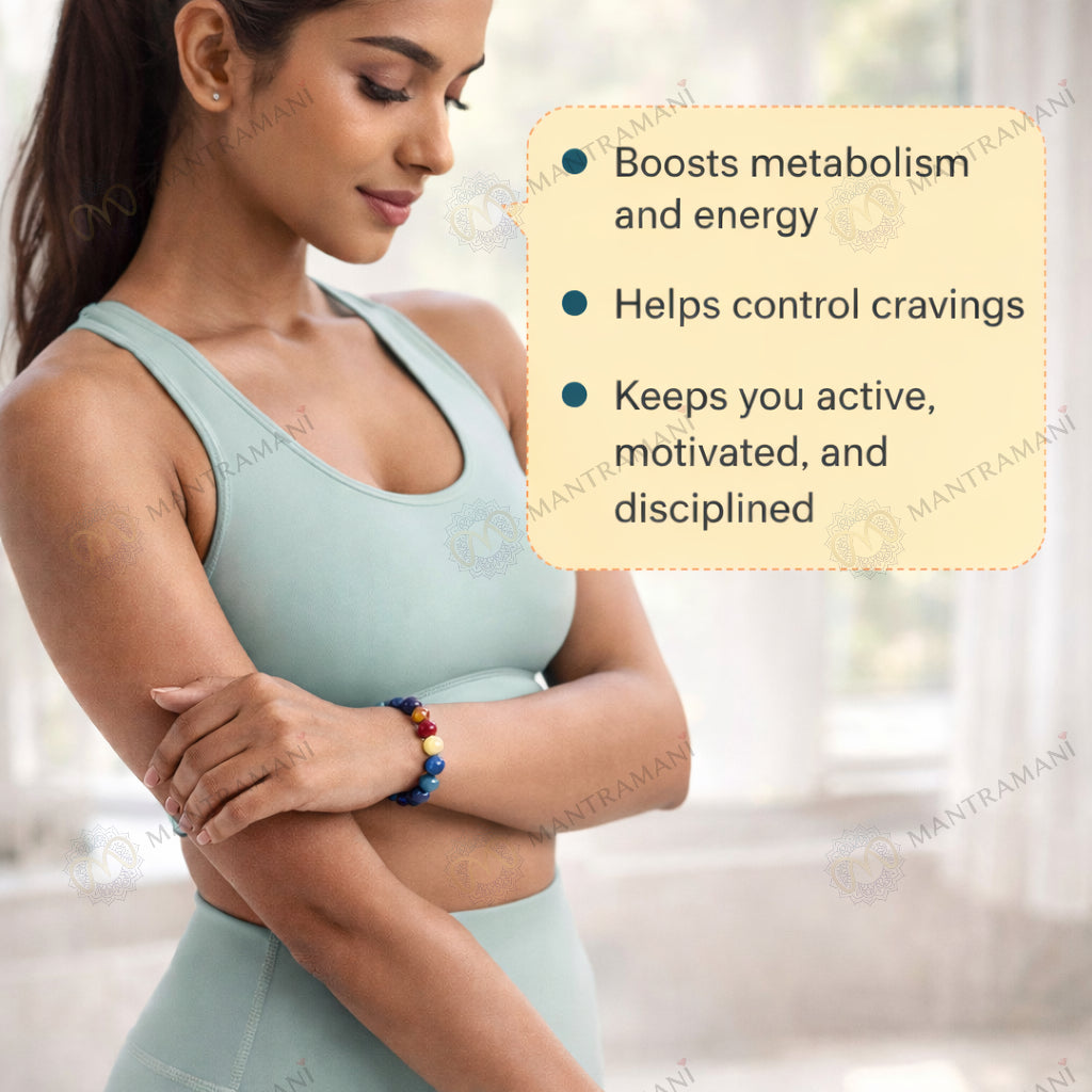 MantraMani LeanLife – Metabolism Support & Slimming Energy Bracelet for Body Balance, Weight Discipline & Active Lifestyle