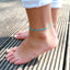 MantraMani Blue Magnesite Turquoise Anklet