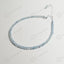 MantraMani Aquamarine Crystal Anklet - Calm Mind, Good Communication, Emotional Healing