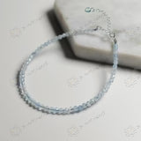 MantraMani Aquamarine Anklet