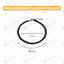 MantraMani Black Obsidian Anklet – For energy cleansing, balance & defense