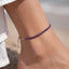 MantraMani Amethyst Anklet - Spiritual, Protection, Peace, Healing Energy