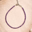 MantraMani Divine Aura Amethyst Anklet 3mm – For intuition, balance & spiritual harmony