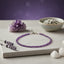 MantraMani Amethyst Anklet - Spiritual, Protection, Peace, Healing Energy