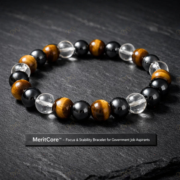 MeritCore Bracelet – Govt Job Focus & Stability | MantraMani