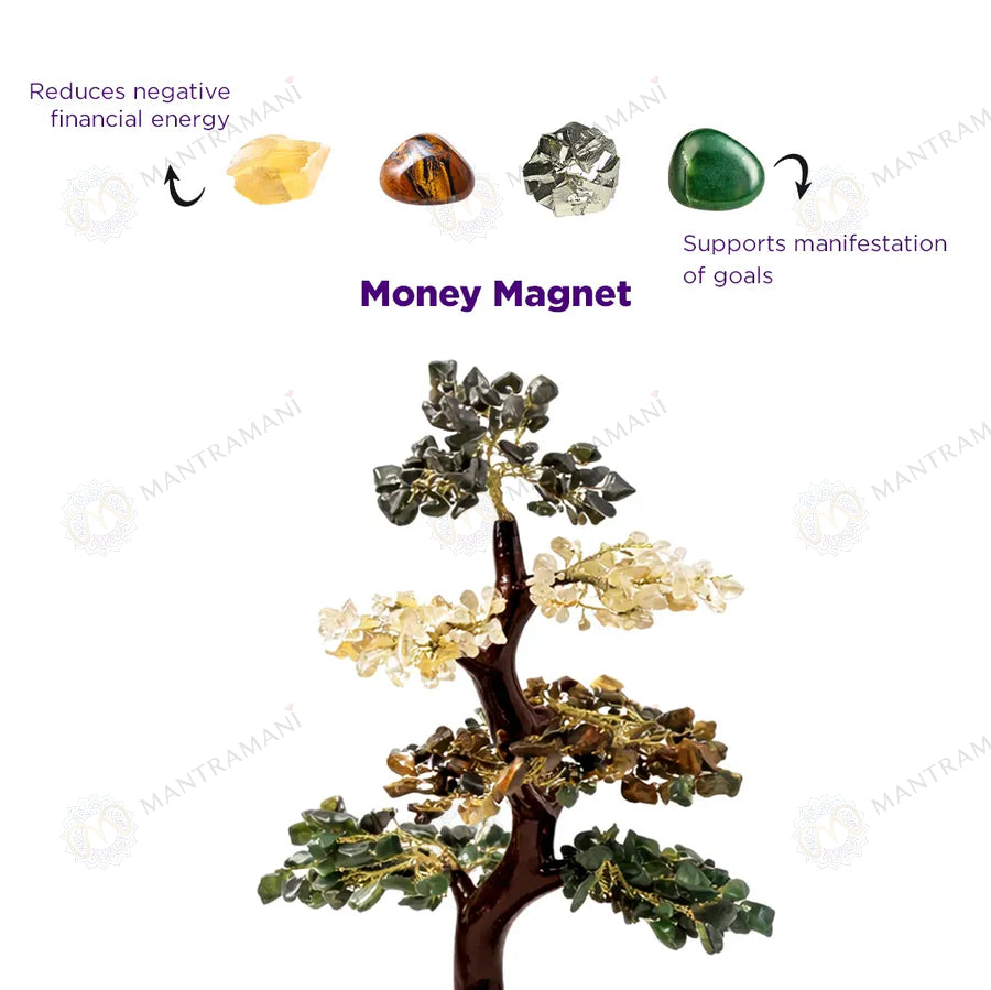 MantraMani Money Magnet Tree – Wealth Attraction, Income Growth & Prosperity