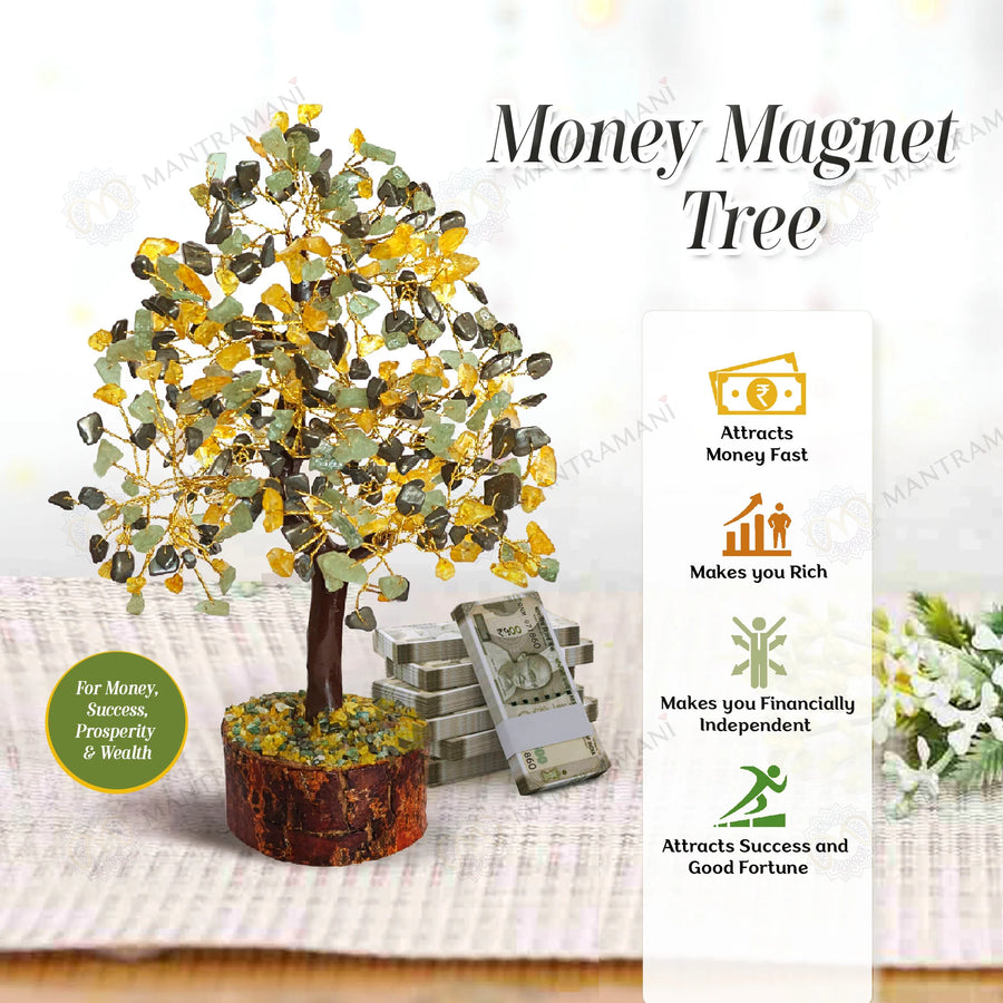 MantraMani Money Magnet Tree – Wealth Attraction, Income Growth & Prosperity