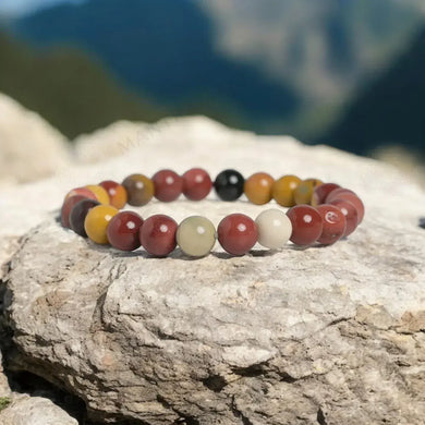 MantraMani Mookaite Jasper Bracelet – Grounding, Strength & Vitality