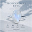 Moonstone Glow Ring (Adjustable) for Calm, Clarity & Feminine Energy | MantraMani