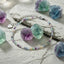 MantraMani Natural Multi Fluorite Anklet
