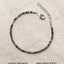 MantraMani Black Rutilated Quartz Anklet