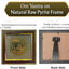 MantraMani Om Symbol Raw Pyrite Frame - Meditative Mandala for Peace & Cosmic Energy