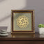 MantraMani Om Symbol Raw Pyrite Frame - Meditative Mandala for Peace & Cosmic Energy