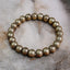 MantraMani Pyrite Bracelet – Wealth, Prosperity & Business Success