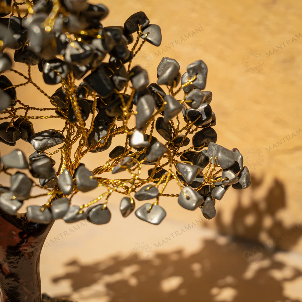 MantraMani Pyrite Tree – Wealth, Protection & Business Growth