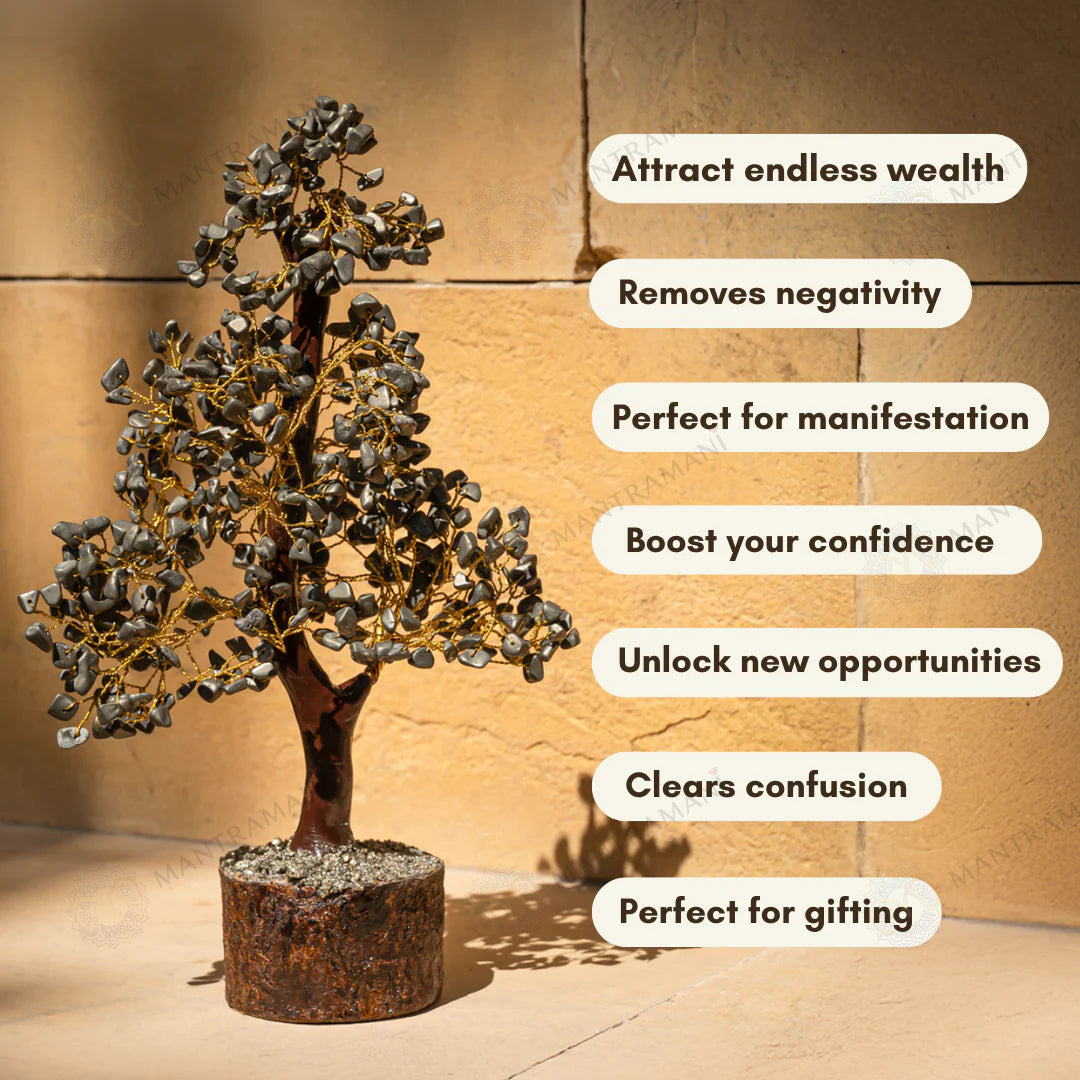 MantraMani Pyrite Tree – Wealth, Protection & Business Growth
