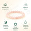 MantraMani Rose Quartz Bracelet – Love, Emotional Healing & Self Love
