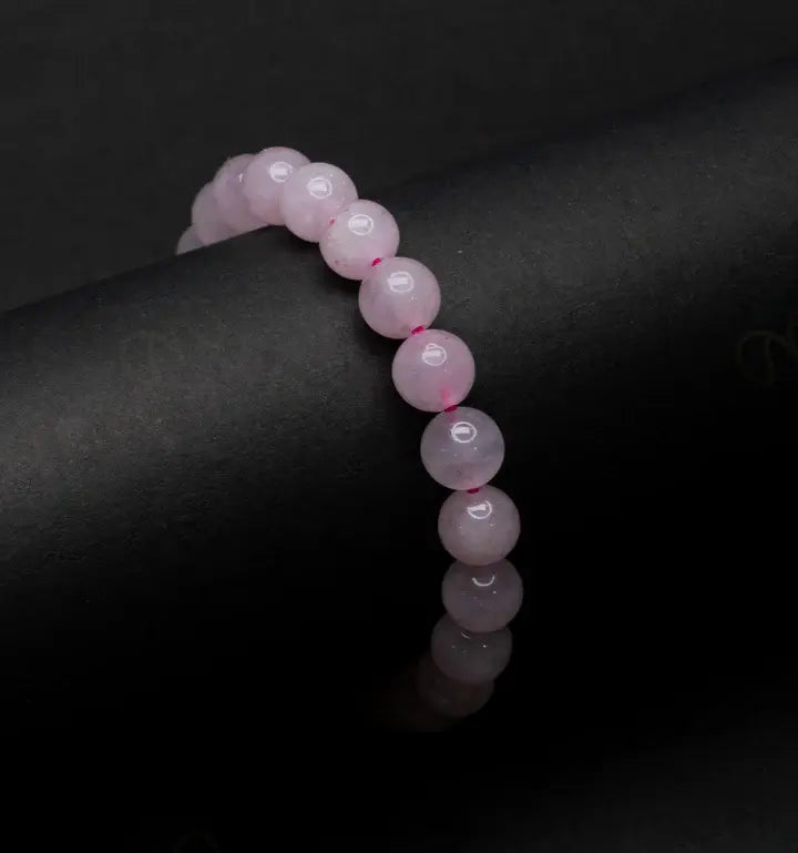 MantraMani Rose Quartz Bracelet – Love, Emotional Healing & Self Love