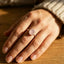 MantraMani Rose Quartz Ring: Relationship & Love