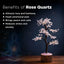 MantraMani Rose Quartz Tree : Improve Love, Relationship & Emotional Connection