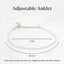 MantraMani Rose Quartz Anklet 3mm – For confidence, courage & Love