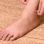 MantraMani Rose Quartz Diamond Cut Anklet: Improve Love, Relationship & Emotional Connection