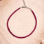 MantraMani Radiance Ruby Anklet 3mm – For confidence, courage & inner fire