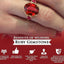MantraMani Ruby Ring: Boosts Confidence and Leadership