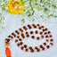 MantraMani Rudraksha & Clear Quartz (Rudraksha, Sphatik) – Mala - Spiritual Protection & Clarity - Shiva Healing