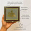 MantraMani Shivaya Namastubhyam Raw Pyrite Frame for Divine Vibration