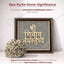 MantraMani Shivaya Namastubhyam Raw Pyrite Frame for Divine Vibration