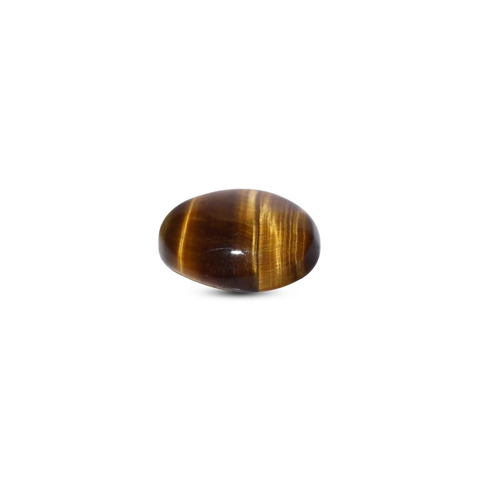 MantraMani® Tiger Eye (Viyaghra Netra) — Certified Authentic & Natural Gemstone