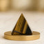 MantraMani Tiger Eye Pyramid – Money Attraction, Protection & Confidence Crystal