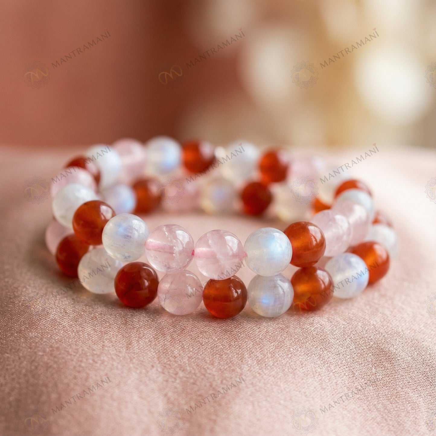 MantraMani Velora Femme— Feminine Energy Bracelet for Hormonal Health, Confidence & Emotional Ease