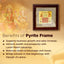 MantraMani Shree Vyapar Vridhi Yantra on Raw Pyrite Frame